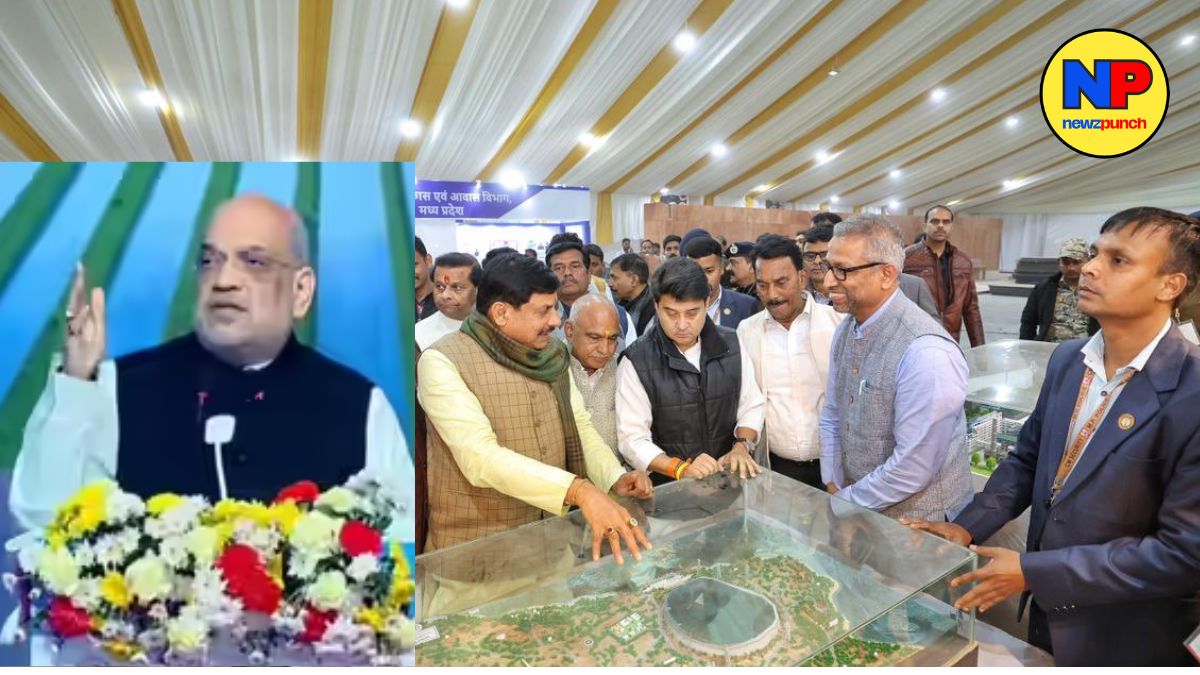 Abhyudaya MP Growth Summit Begins as Amit Shah Performs Bhoomi Pujan of Mega Projects