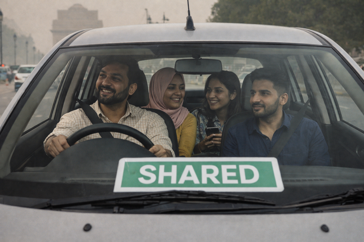Delhi shared ride