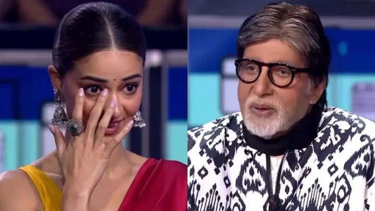 Ananya Panday Gets Emotional as Amitabh Bachchan Praises Her Performance