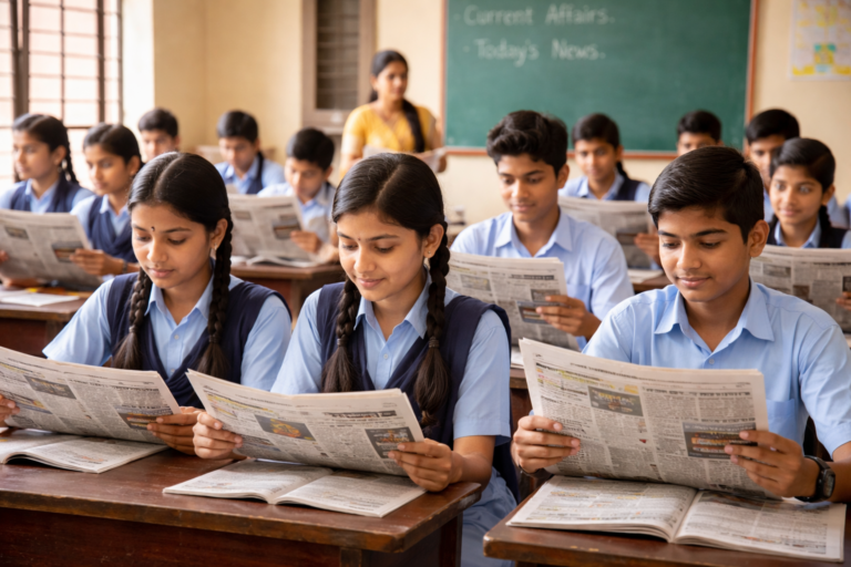 Rajasthan Government Newspaper Reading Initiative for Students