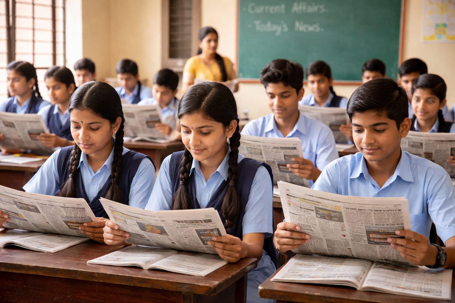 Rajasthan Government Newspaper Reading Initiative for Students